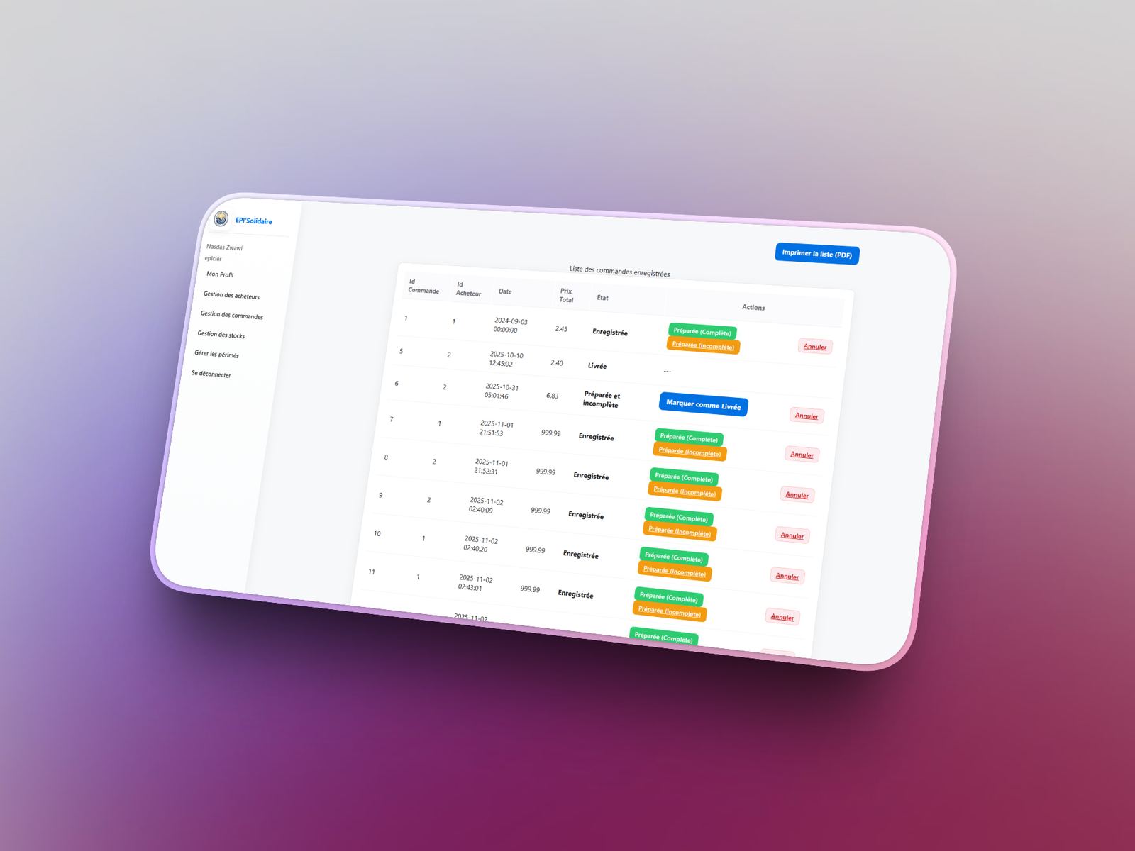 Aperçu Epi'Solidaire